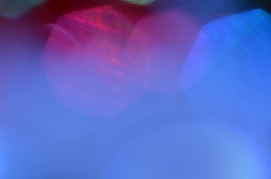 ufuk bokeh ışıklar.