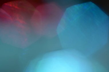 ufuk bokeh ışıklar.