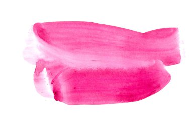 Soyut suluboya el boyası dokusu, beyaz arka planda izole edilmiş. - Görüntü