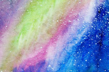 Soyut suluboya el boyası dokusu. - Görüntü