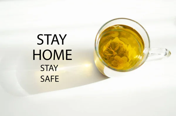 Stay Home Safe Self Isolation Quarantine Campaign Protect Yourself Lives — Stock Photo, Image