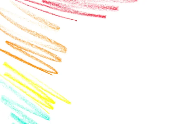Abstrakter Farbstift Kritzelt Hintergrund Bild — Stockfoto