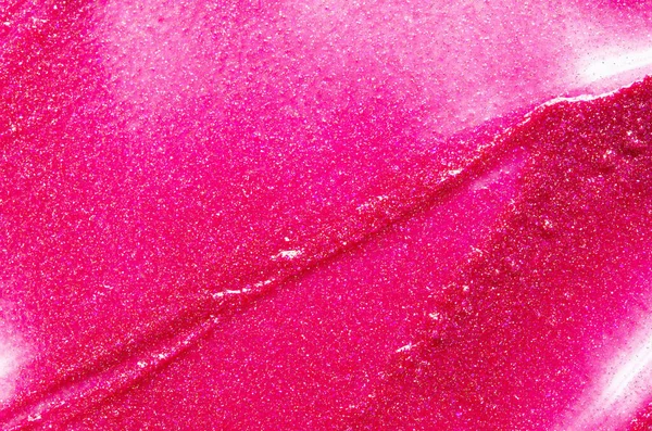 Lipstick Smear Sample Texture Abstract Colorful Pink Paint Brush Strokes — Stock Photo, Image