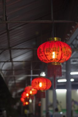 Kutlamalar kırmızı Çin fenerler