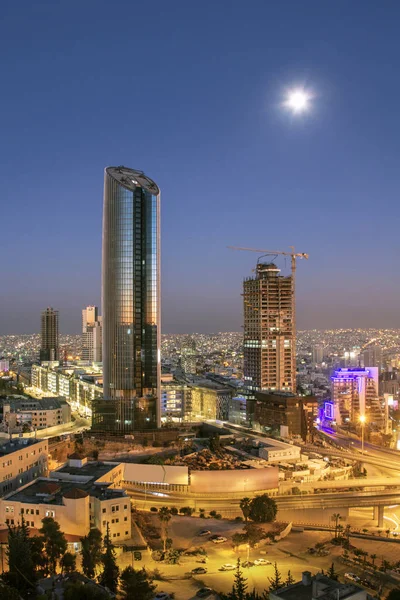 Vista del área de Abdali en Ammán — Foto de Stock