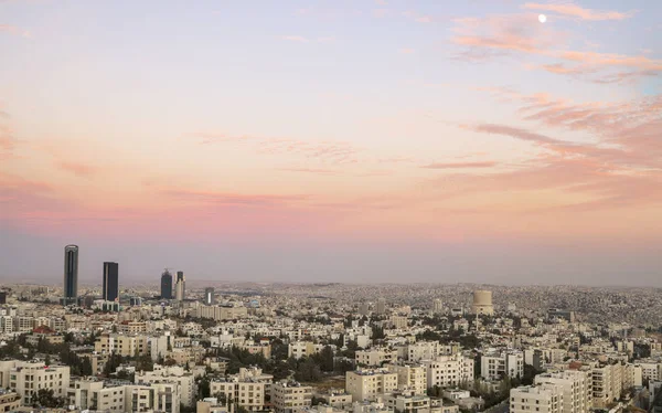 El nuevo centro de Ammán - torres modernas zona Abdali — Foto de Stock