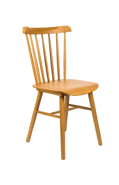 Обідній класичний дерев'яний стілець — стокове фото