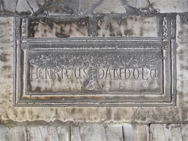 Graf van Enrico Dandolo in Hagia Sofia — Stockfoto