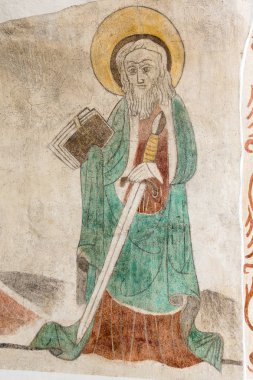St. Paul kılıç ve kitap onun elinde