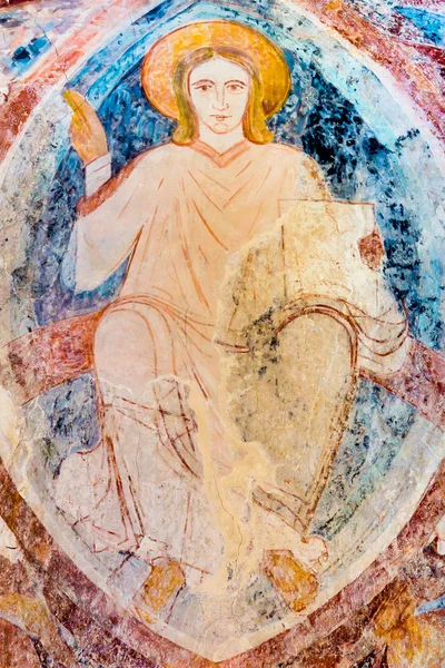 İsa Pantokrator gökkuşağının üzerinde oturan — Stok fotoğraf