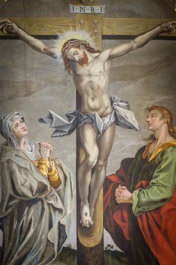 Mihrabını 1613 bilinmeyen bir sanatçı tarafından Jorlunde Kilisesi