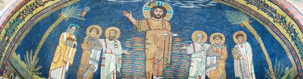 Mosaik i basilikan Santa Prassede — Stockfoto