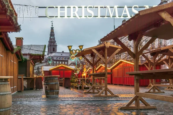 Noel pazarı Amagertorv Kopenhag
