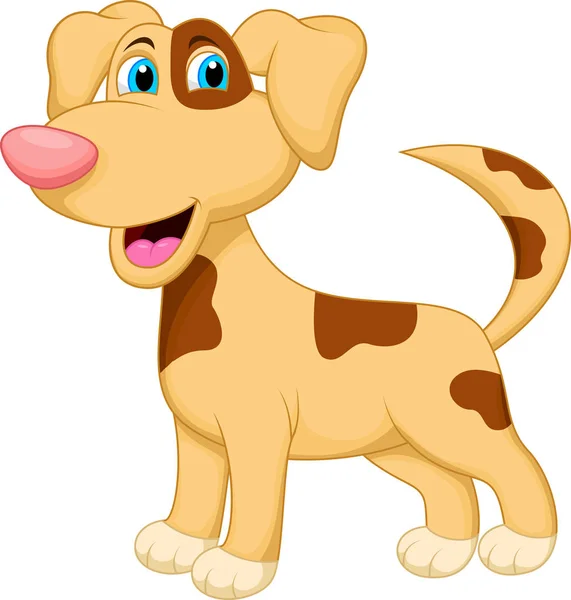 Perro personaje de dibujos animados — Vector de stock