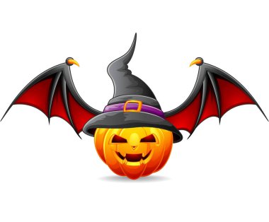 Cadılar Bayramı Balkabağı cadı şapkası