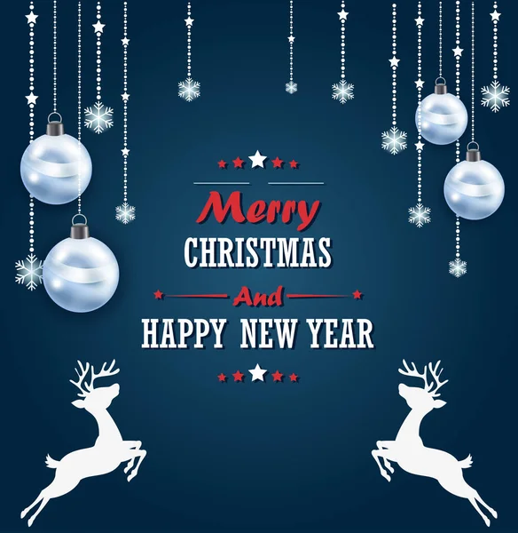 Mutlu Noeller ve mutlu yıllar kartı.
