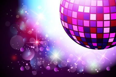 disko topu ile parti arkaplanı