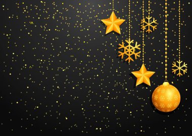 Noel ve yeni yıl kartı arka plan