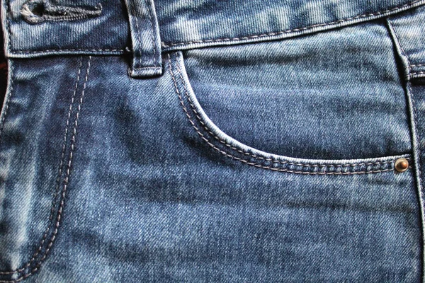 Pocket jeans background — Stock Photo, Image