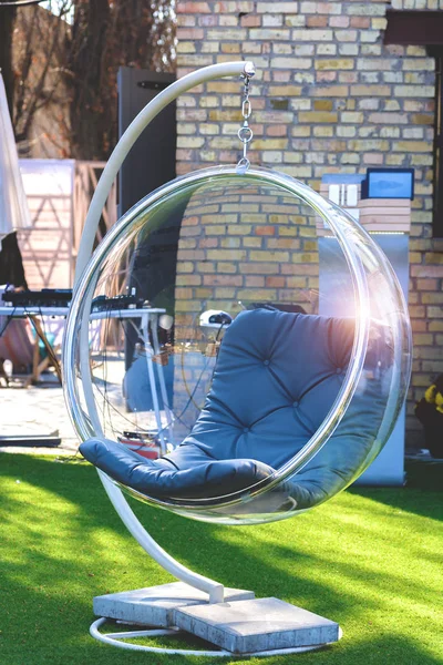 Hanging Bubble Chair for relax — Stock Photo, Image