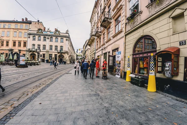 Rynok Square. A parte velha da cidade . — Fotografia de Stock