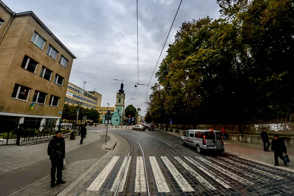 Lviv eski sokakları — Stok fotoğraf