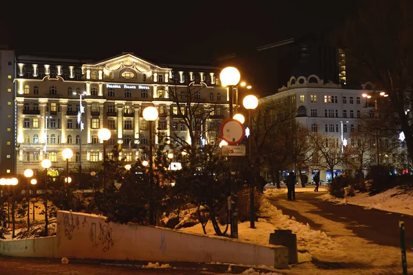 Varsavia, Polonia - 08 dicembre 2016: Polonia Palace Hotel di Varsavia — Foto Stock