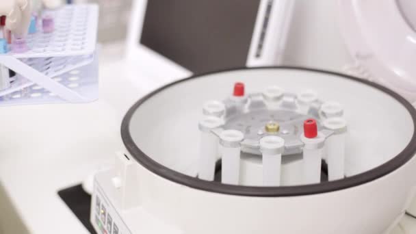 Digital device for analysis of blood — Stock Video