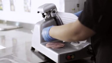 Ticari mutfak jambon dilim makine keser