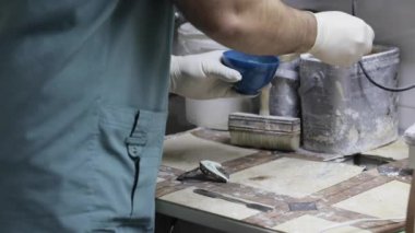 Ceramet implant yaratık süreç Laboratuvarı.