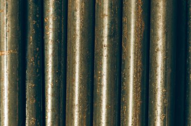Metal Paslı boruları adet arka plan