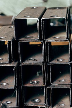 Metal Paslı boruları adet arka plan