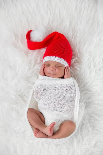 Feliz Recém Nascido Santa Claus — Fotografia de Stock