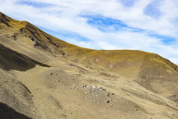 Manzara panorama Kafkasya dağ sonbahar hills gündüz ile