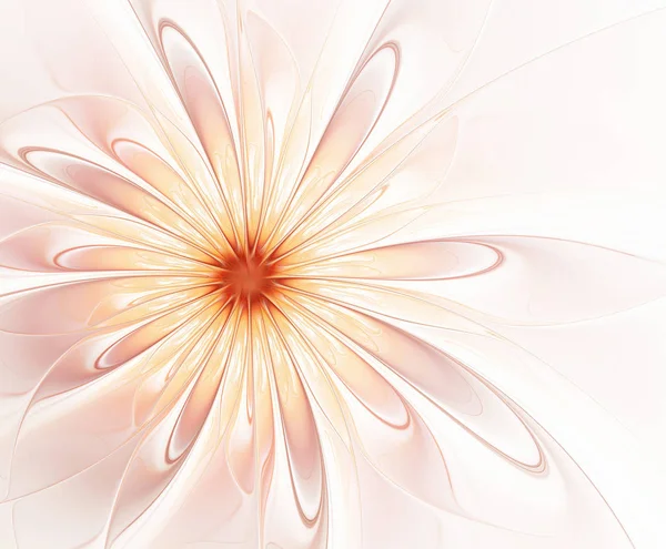 Flor abstrata sobre um fundo claro — Fotografia de Stock