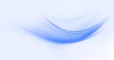 Açık arkaplanda mavi fraktal dalga