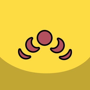 düz vektör simgesi tasarım koleksiyonu Ramazan Festivali