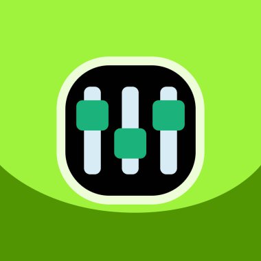 düz vektör simgesi tasarım koleksiyonu düğme müzik 