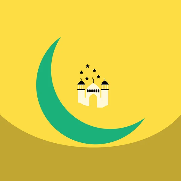 Platte vector icon design collectie ramadan festival — Stockvector
