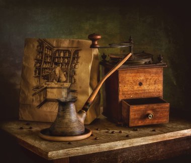 kahve ile natürmort. hoş kokusu ve canlandırıcı tatmak kahve - ne-ebil var olmak daha iyi ?!