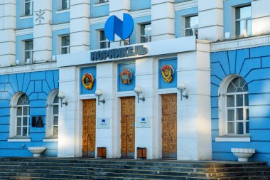 Norilsk, Rusya - 15 Haziran 2017: Nornick. Yeni logo