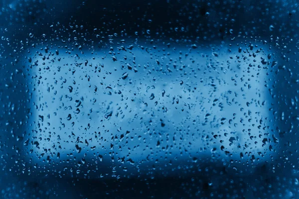 Abstrato gotas de água fundo com espaço de cópia. — Fotografia de Stock