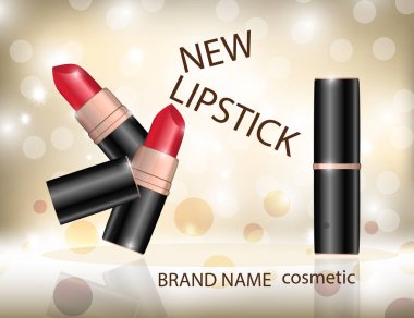 Renkli ruj göz alıcı parlak etkileri arka plan.