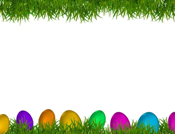 Feliz Pascua Vector tipografía fondo con lugar para su te — Vector de stock