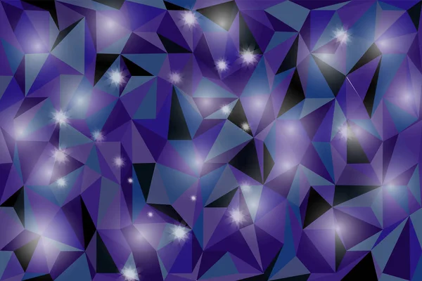 Résumé Étoiles scintillantes sur fond bleu vacances . — Image vectorielle