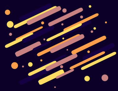 Renkli geometrik teknolojik altyapı tasarımınızın.