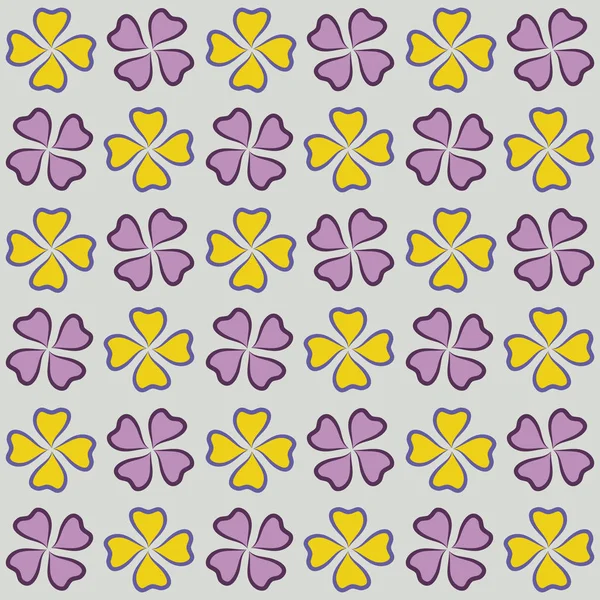 Wiederholbarer Hintergrund mit Blumen für Website, Tapete, Textildruck, Textur, editierbar, — Stockvektor