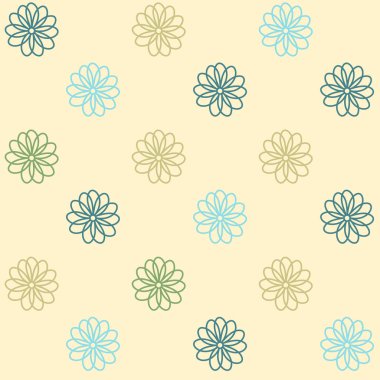 Çiçek yinelenebilir arka plan duvar kağıtları, afiş ve kapakları için