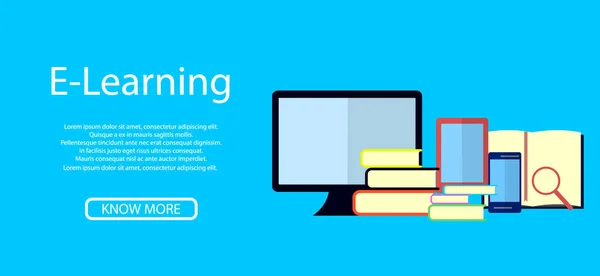 Onderwijs infographic. Platte vectorillustratie voor e-learning en online onderwijs. — Stockvector