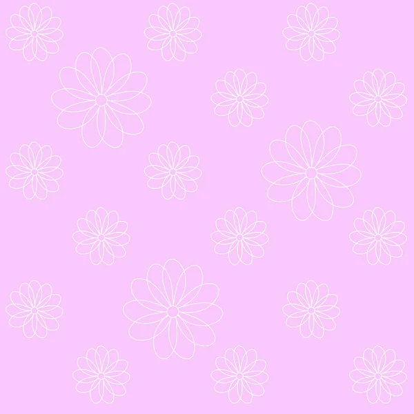 Floral repeatable background for wallpapers, banners and covers — Stock Vector